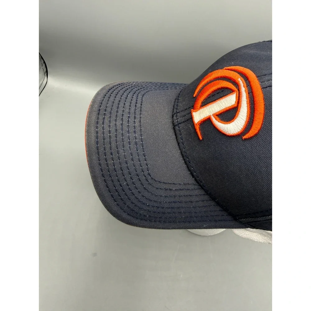 The Game Pepperdine Waves Mens Navy Orange Adjustable Baseball Cap Hat One Size